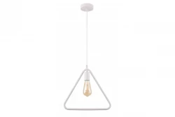 Decor Gija white single triangular pendant lamp 2812