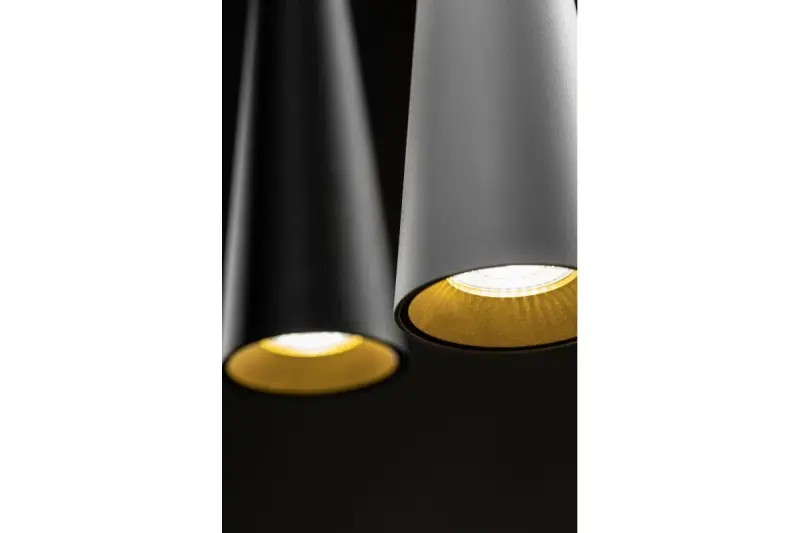 Decor Evi conical black aluminum pendant lamp 4410