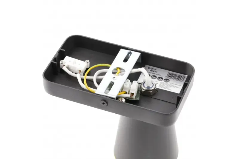 Decor Elli modern black wall lamp with switch and 1 light source 4533