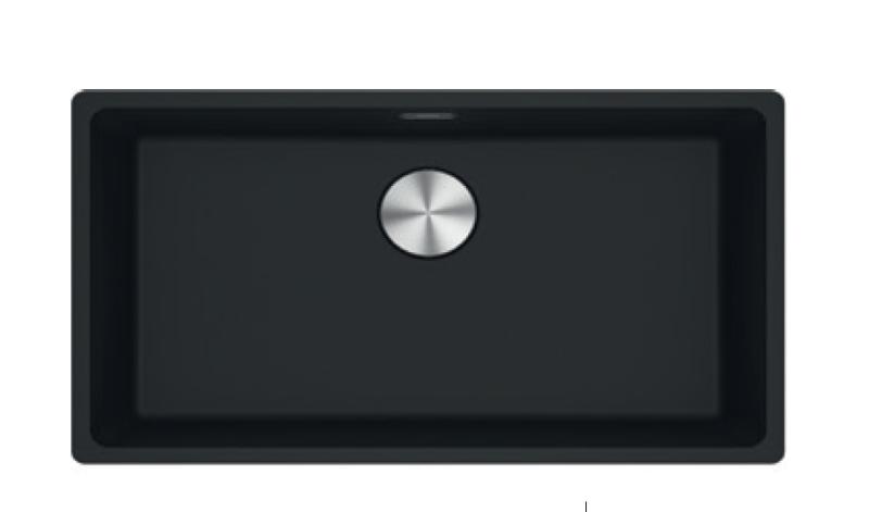 Franke Maris MRG 110-72 Fragranite Matt Black Undermount Sink 125.0688.513
