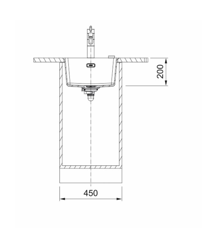Franke Maris MRG 110-37 Fragranite polar white sink undermount 125.0688.500
