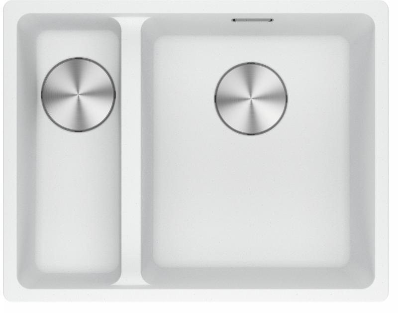 Franke Maris MRG 160-34-15 Fragranite Polar White Sink Right Hand Undermount 125.0688.515