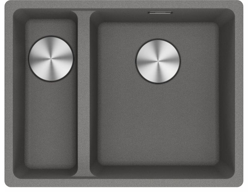 Franke Maris MRG 260-34-15 Fragranite Stone Grey Sink Right-hand Side Flush Mount