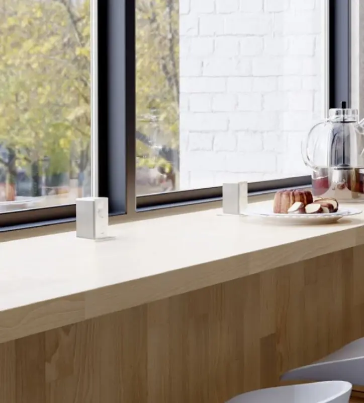 Indux Push extendable white pen earthing socket with 1xUSB A and 1xUSB C with stainless steel cover 1208957929