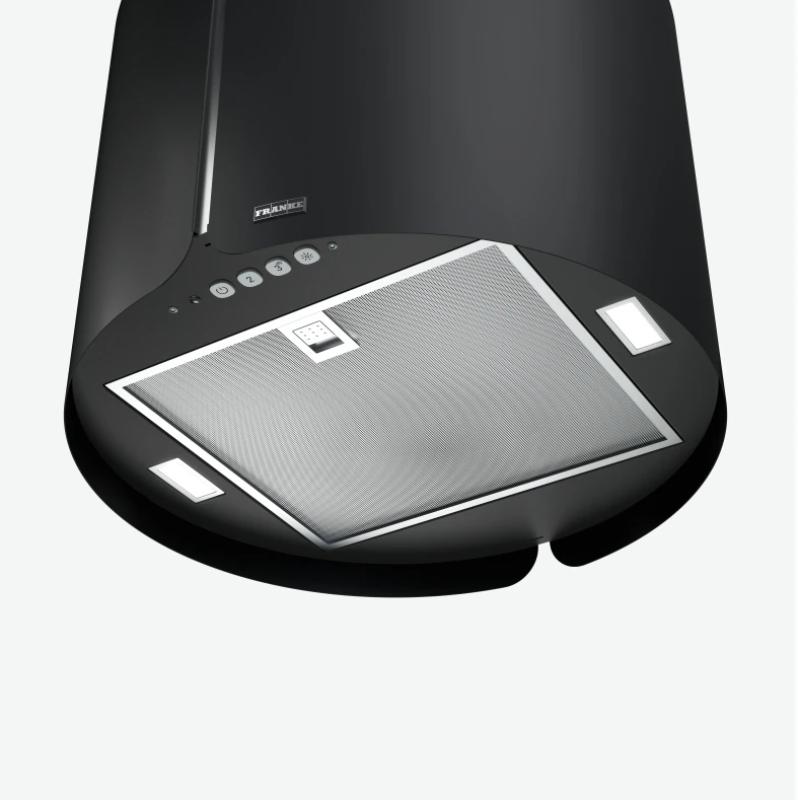 Franke Smart Suspended island matt black extractor hood 42cm 345.0654.933