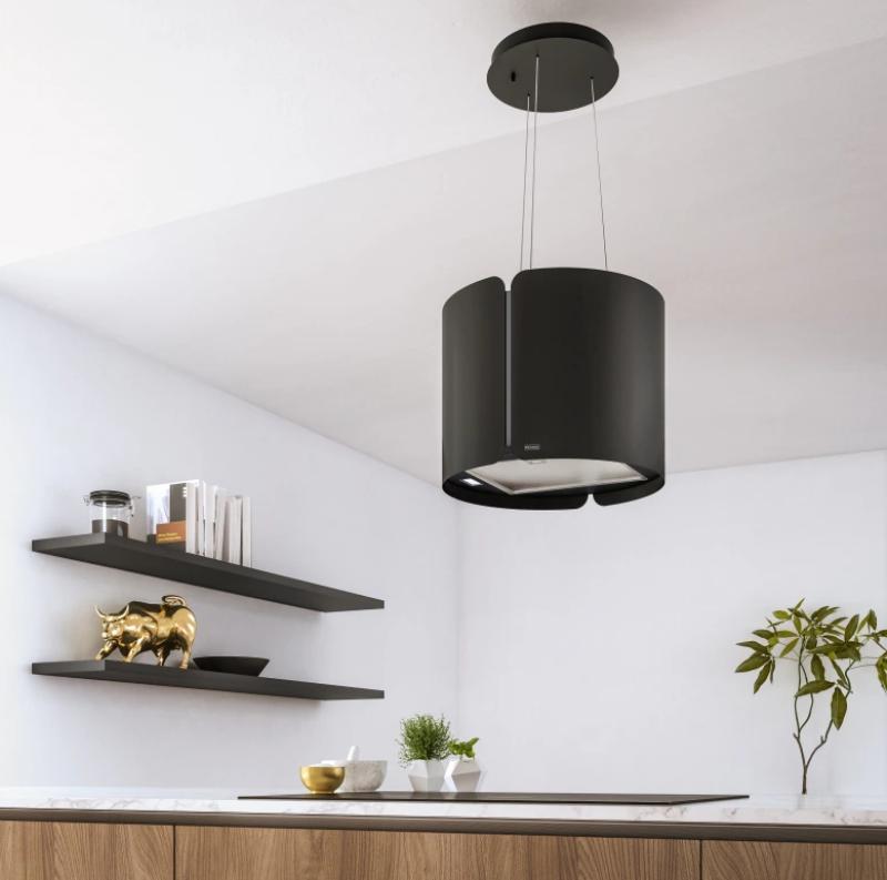 Franke Smart Suspended island matt black extractor hood 42cm 345.0654.933