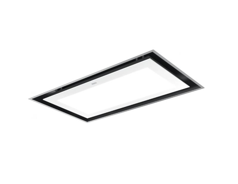 Franke Maris ceiling unit white glass extractor hood 90cm 350.0679.886