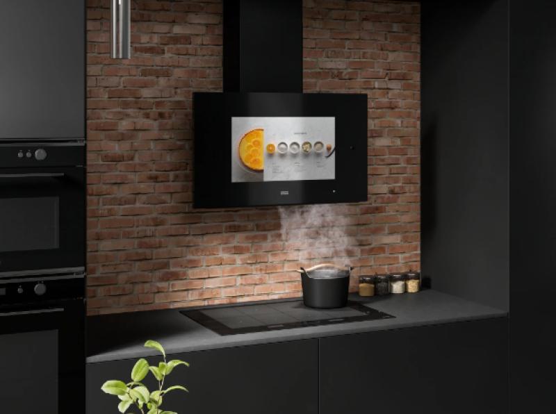 Franke AQ Sense wall-mounted black extractor hood 80cm 330.0657.269
