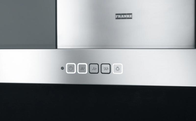 Franke Mythos Tale island stainless steel extractor hood 90cm 325.0552.774