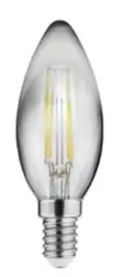 Decor Lumiere oval LED lamp E14 Filament warm white 2700K Smoke glass 35mm