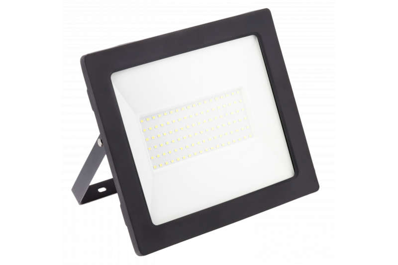 G-TECH LED floodlight 100W, 8000lm AC220-240V, 50/60 Hz, PF>0,9, RA>80, IP65, 120°, 6400K, black 1208959182