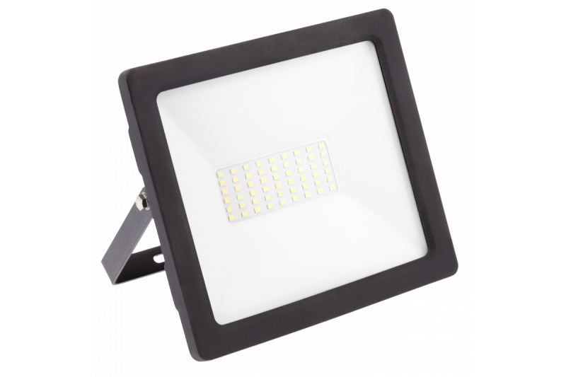 G-TECH LED floodlight 50W, 4000lm AC220-240V, 50/60 Hz, PF>0,9, RA>80, IP65, 120°, 6400K, black 1208959193