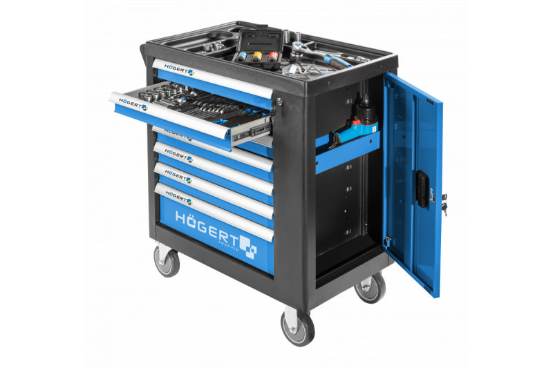 Hoegert Tool cabinet 7 drawers with side door 1208962009