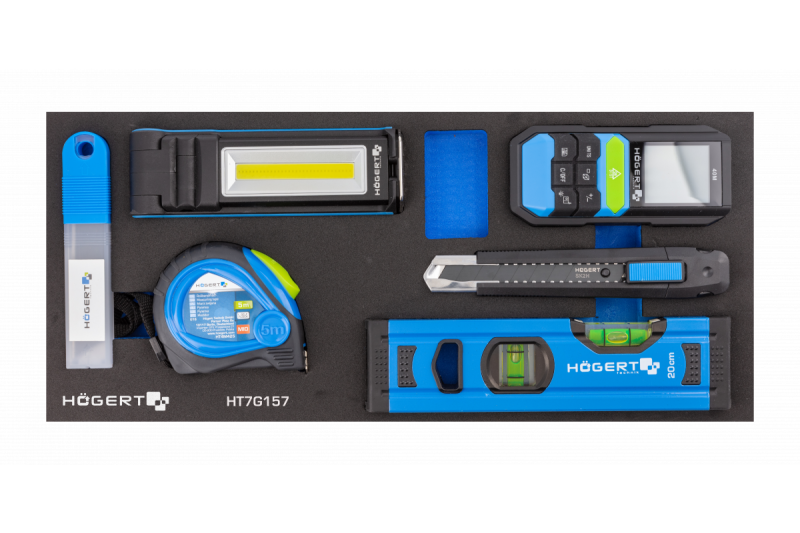 Hoegert 7-drawer tool cabinet with a side door with accessories 544 pcs. 1208962010