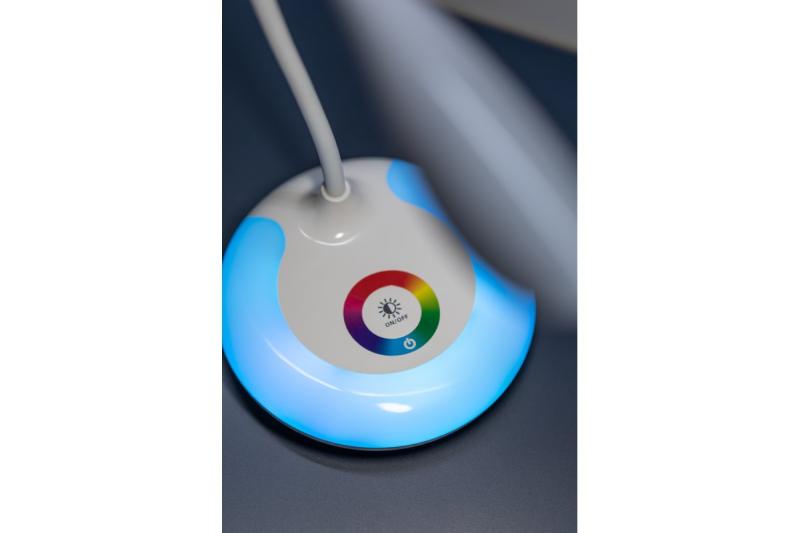 Decor Table lamp GALACTIC LED 5W 240lm 5V DC 4000K RGB base USB charging white body 1208962485
