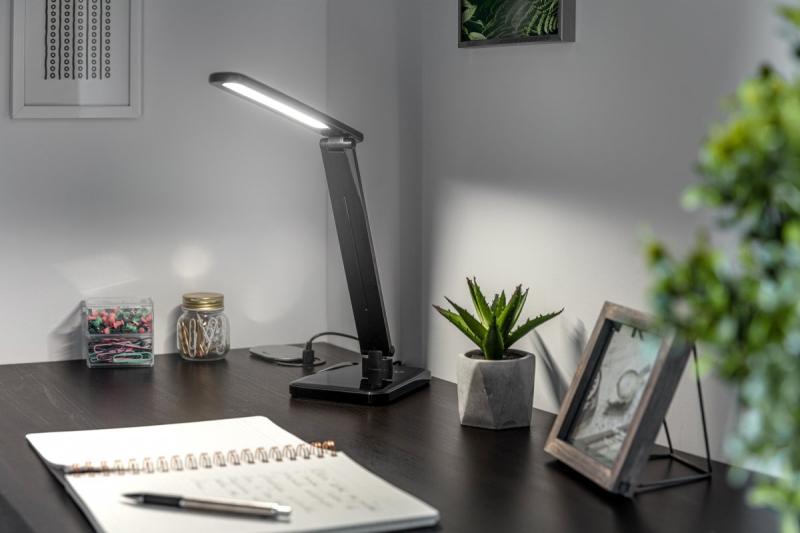 Decor HIKARI LED desk lamp 6W 400lm AC220-240V 50/60Hz CCT black 1208962495