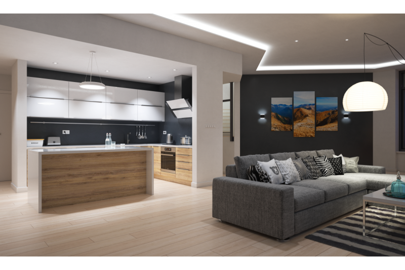 Decor LED fixture LEON 35W 3200lm AC220-240V 50/60Hz 120° IP40 4000K suspended/ceiling white 1208962911