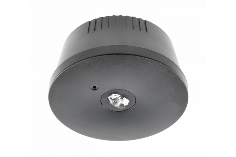 Emergency luminaire OGLA LED,3W,200lm,AC220-240V,50-60Hz,IP20,6400K,3H,single-task,TEST,black 1208963017