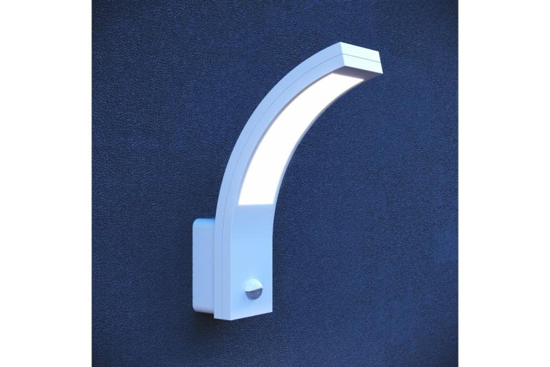 Decor LED fixture PARIS with motion sensor 10W 900lm IP54 AC220-240V 50/60Hz 140° 9m 4000K white 1208963095