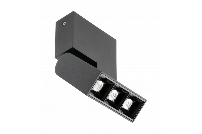 Decor LED fixture SIERRA 8W 720lm AC220-240V 50/60 Hz PF>0 5 Ra≥80 IP20 IK08 4000K 48° black 1208963166
