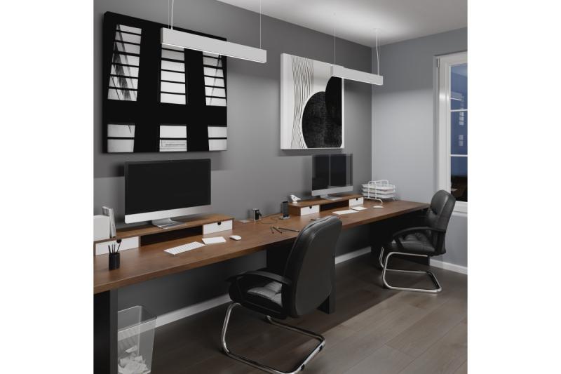 Decor LED suspended luminaire VILANA 42W (30W+12W) 4000K RA>80 220-240VAC 48/120° UGR<19 120cm white 1208963236