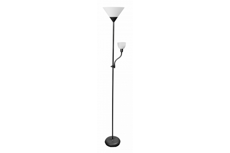Decor Floor lamp BENFICA 2 max 60W-E27 max 40W-E14 AC220-240V 50/60Hz black 1208963346