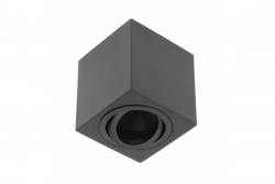 Decor Ceiling fixture AVEIRO aluminium 80x80x85mm IP20 max 20W square black 1208963828
