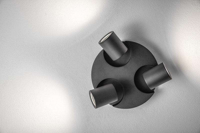 Decor Ceiling luminaire BLINK II max. 250V 50/60 Hz GU10 max. 20W*3 IP 20 triple black 1208963848