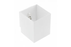 Decor Wall fixture  CAMPIONE aluminium G9 IP20 max. 40W IP20 square white 1208963850