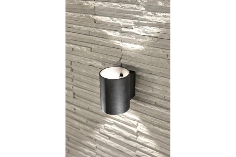 Decor Wall fixture  CAMPIONE aluminium G9 IP20 max. 40W IP20 round black 1208963851
