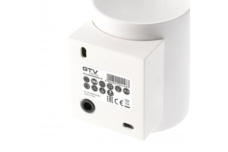 Decor Wall fixture  CAMPIONE aluminium G9 IP20 max. 40W IP20 round white 1208963852