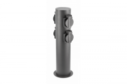 Decor Garden post CORTA-P 36 IP54 AC220-240V 50-60Hz 4*Schucko socket max.3500W post graphite 1208963859