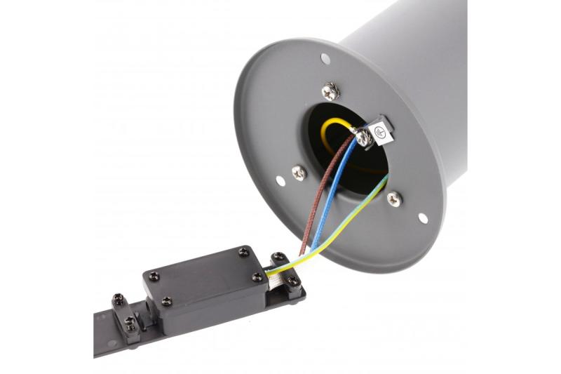 Decor Garden fixture CORTA-P 40 E27 MAX.25W IP44 AC220-240V 50-60Hz pole anthracite 1208963860