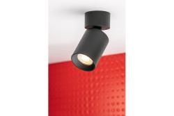 Decor Ceiling fixture FARGO aluminium  70x160mm IP20 max 20W round black 1208963876