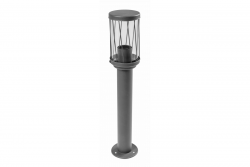 Decor KERTA-P 50 garden light E27 MAX.12W IP44 AC220-240V 50-60Hz bollard  graphite 1208963907