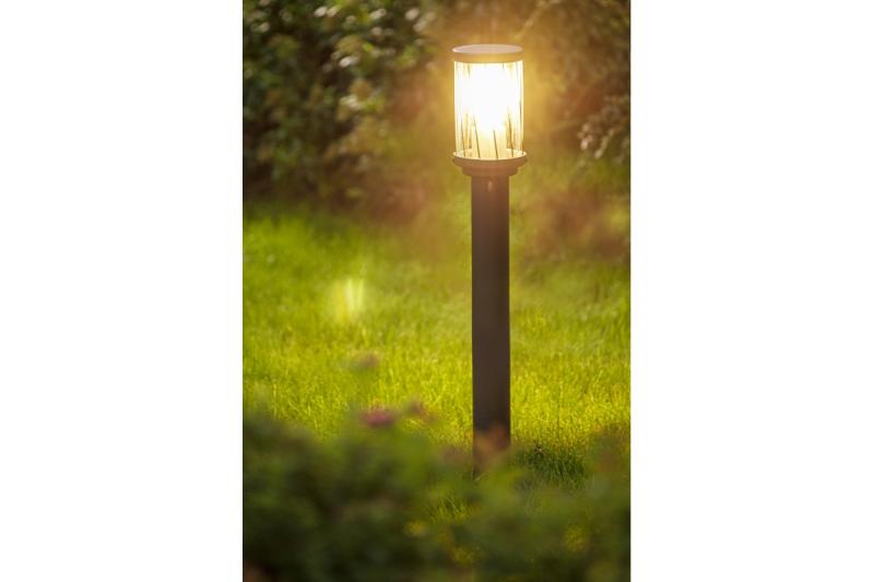 Decor KERTA-P 80 garden light E27 MAX.12W IP44 AC220-240V 50-60Hz bollard graphite 1208963908