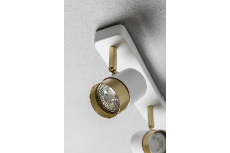 Decor Ceiling luminaire ORIO aluminum 43.0x5.5x14.0 IP20 3*GU10 max. 50W round white 1208963966