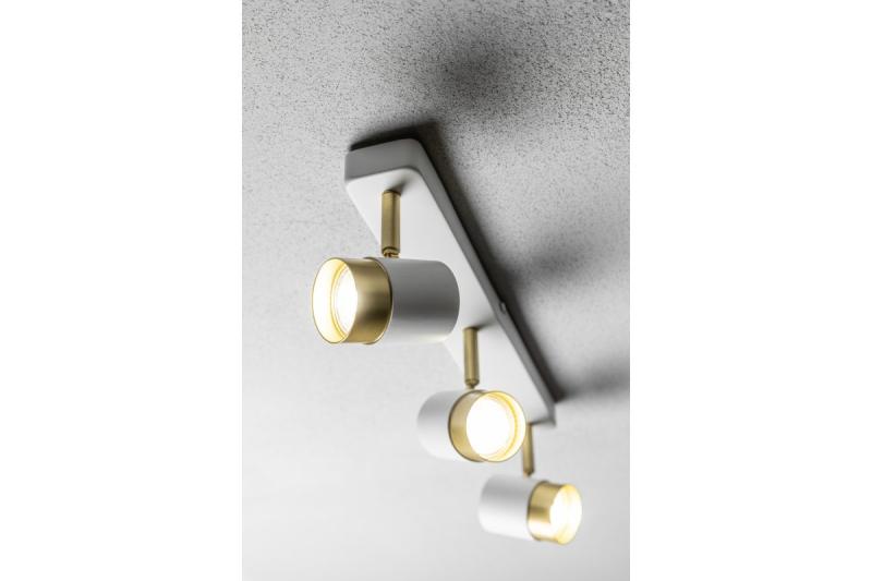 Decor Ceiling luminaire ORIO aluminum 43.0x5.5x14.0 IP20 3*GU10 max. 50W round white 1208963966