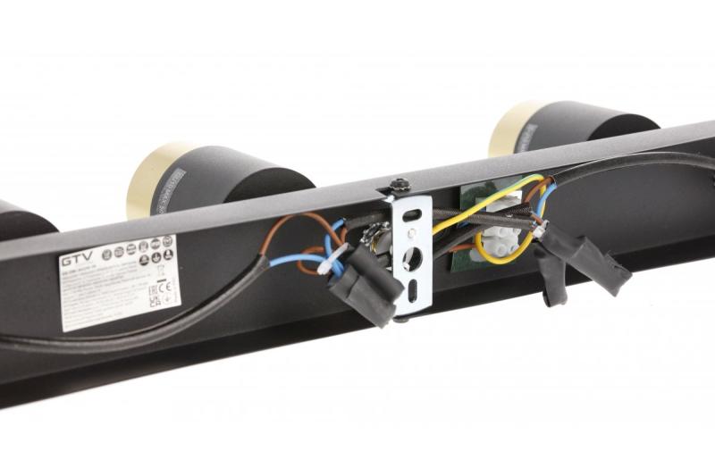 Decor Ceiling luminaire ORIO aluminum 43.0x5.5x14.0 IP20 3*GU10 max. 50W round black 1208963967