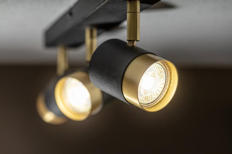 Decor Ceiling luminaire ORIO aluminum 43.0x5.5x14.0 IP20 3*GU10 max. 50W round black 1208963967