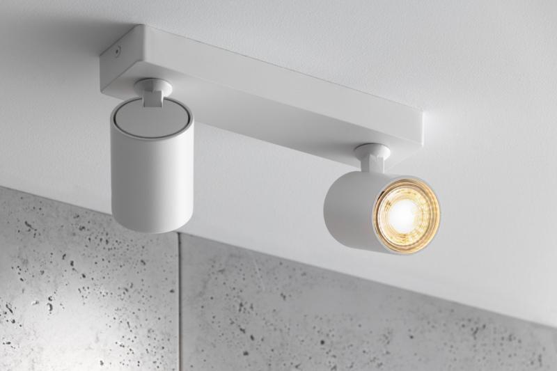 Decor Ceiling fixture  SANTO aluminium IP20 max. 20W*2 double round white 1208963998