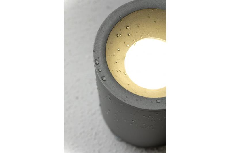 Decor SENSA AQUA ceiling lamp alum 85x115 IP54 max 50W circular grey 1208964008