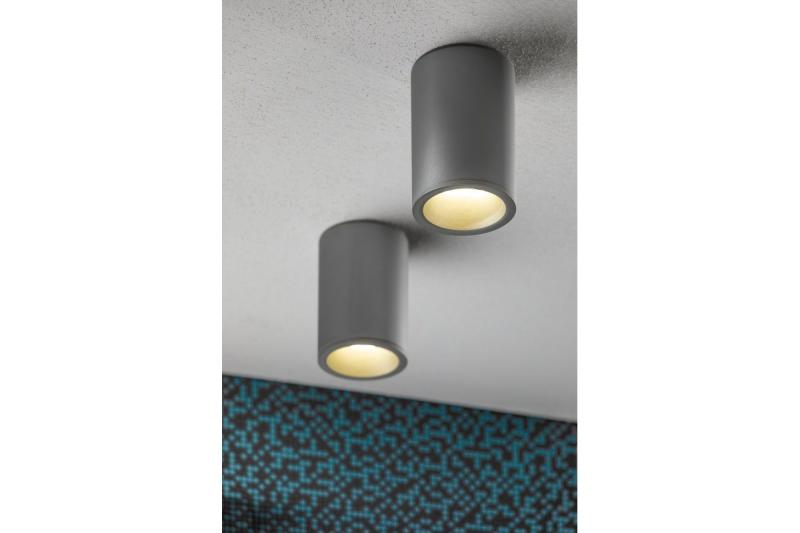 Decor SENSA AQUA ceiling lamp alum 85x115 IP54 max 50W circular grey 1208964008