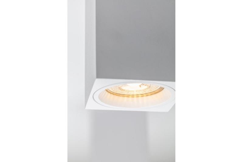 Decor Lamp surface mounted SENSA MINI aluminium 70x70x115 IP20 max 50W square white housing 1208964014