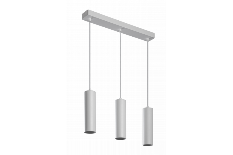Decor TRESOS suspended lamp 3xGU10 aluminium IP20 max. 3x20W white 1208964029