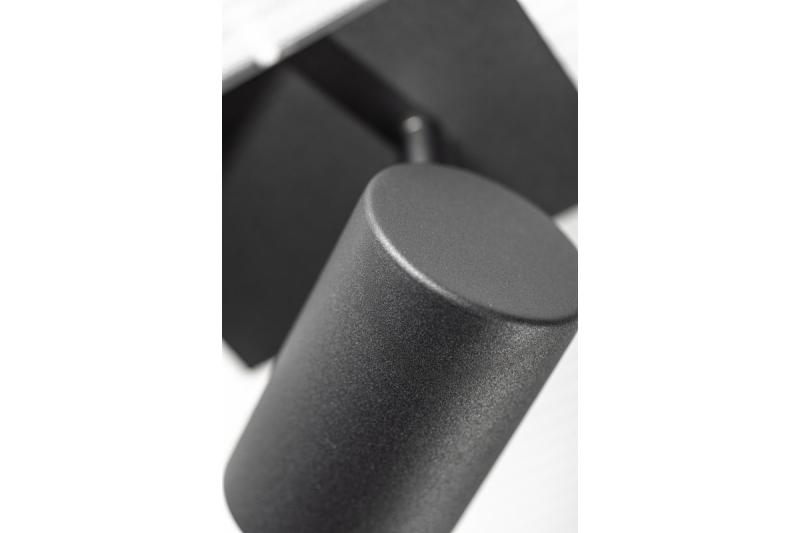 Decor Ceiling luminaire VENETO IP20 max. 20W 1 x GU10 round black 1208964036