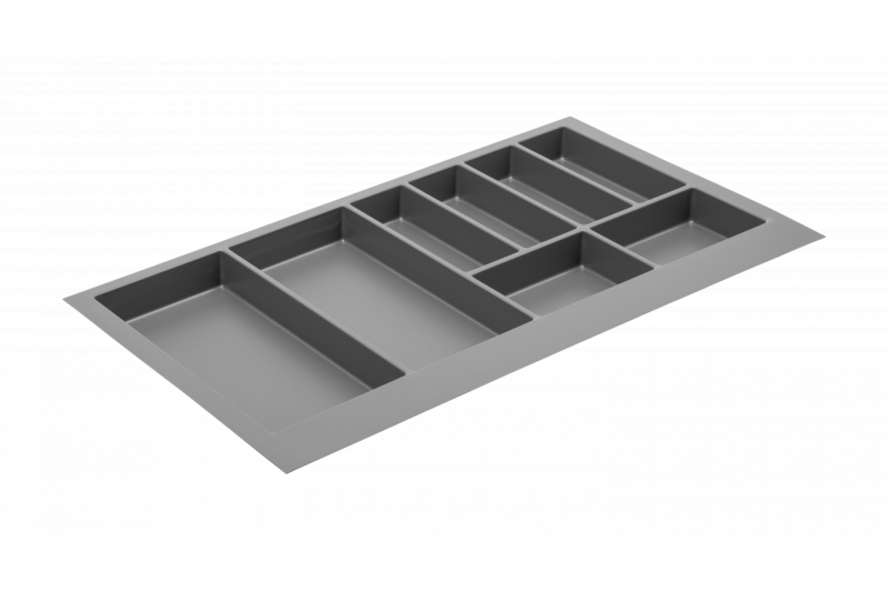 Decor Cutle Cutlery Trays Insert for Kitchen Drawer 900 Anthracite 1208966382