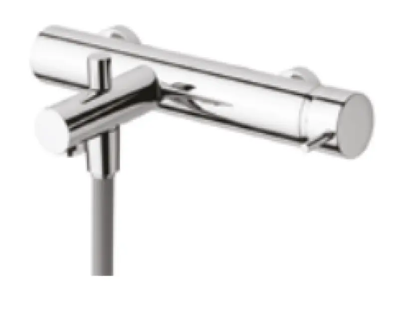 Waterevolution Flow bath mixer with hand shower set PVD brushed light gold T130WGE