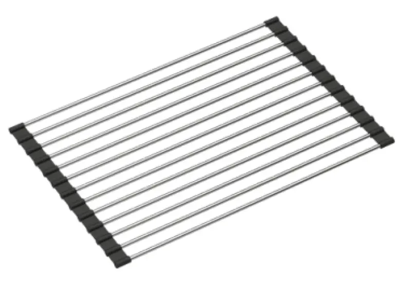 Quadri Stainless Steel Roll-Up Mat for the Sink 39 x 26cm 1208966923