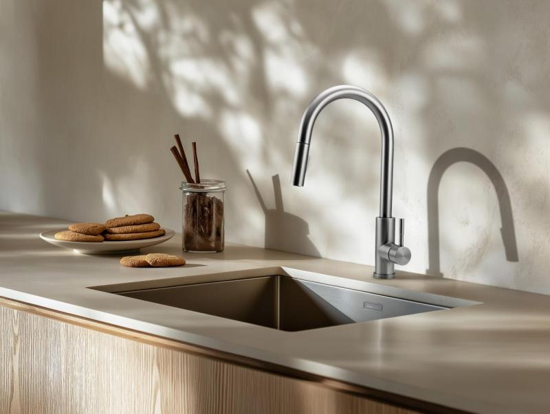 Pure.Sink Prestige stainless steel sink 50x40 cm 10mm radius under, flush and top mount PPG5040-02